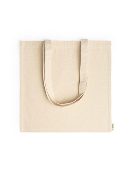 Sac en coton bio 300g/m2 avec anses longues (40x40cm) GRETA