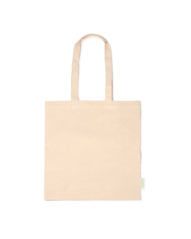 Organic cotton bag 220g/m2 with long... Organic cotton bag 220g/m2 with long...