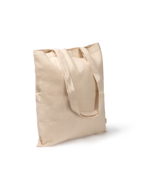 Bolsa algodón orgánico 220g/m2 con asas largas (38x42cm) - KEON
