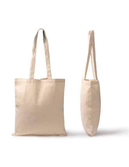 Organic cotton bag 220g/m2 with long handles (38x42cm) - KEON