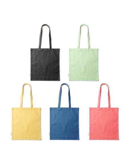 Sac en coton bio 140g/m2 avec anses longues renforcées (38x42cm) - BONDY