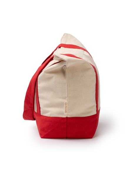 Bolsa de playa algodón orgánico 280g/m2 con asas  reforzadas y base (52x37x15cm)- PATY