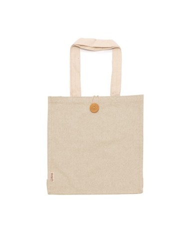 Recycled cotton bag 300g/m2 with long... Recycled cotton bag 300g/m2 with long...