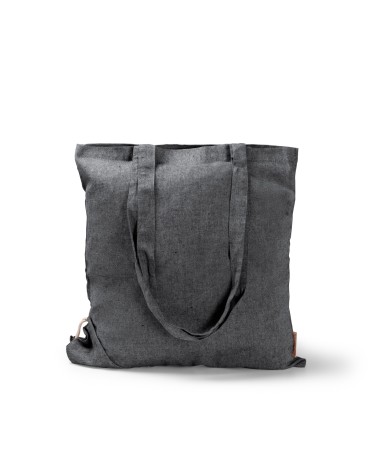 Foldable recycled cotton bag 120g/m2... Foldable recycled cotton bag 120g/m2...