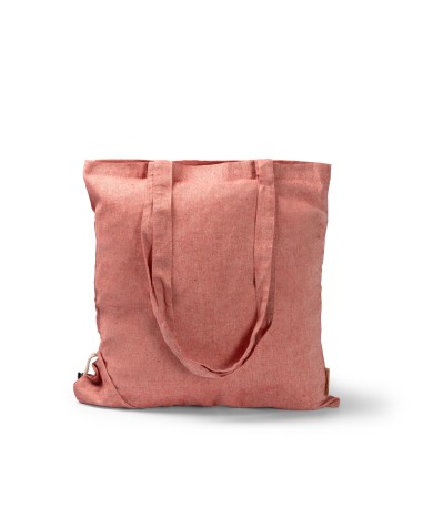 Bolsa plegable de algodón reciclado... Bolsa plegable de algodón reciclado...