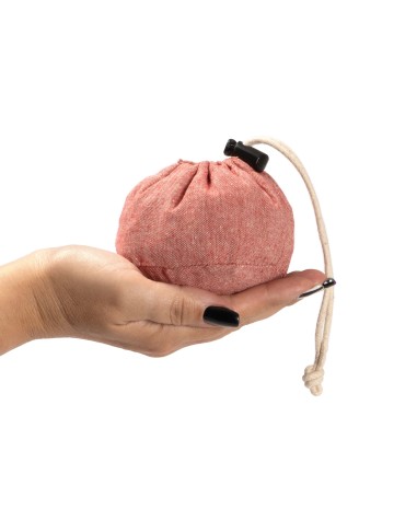 Bossa plegable de cotó reciclat... Bossa plegable de cotó reciclat...