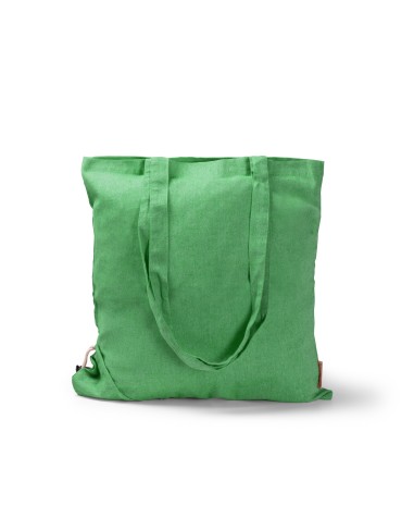 Foldable recycled cotton bag 120g/m2... Foldable recycled cotton bag 120g/m2...