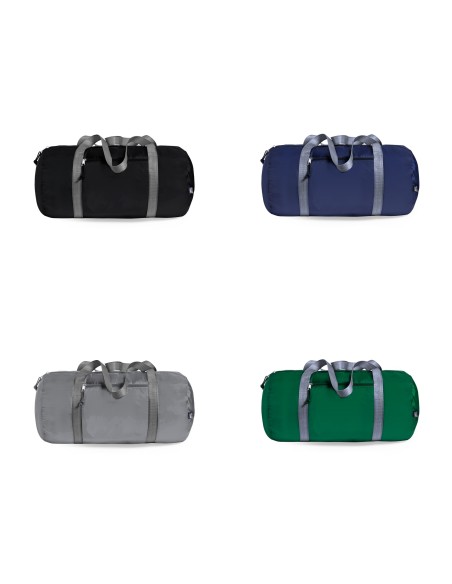 Sac de sport de style rétro en polyester recyclé - Charmix