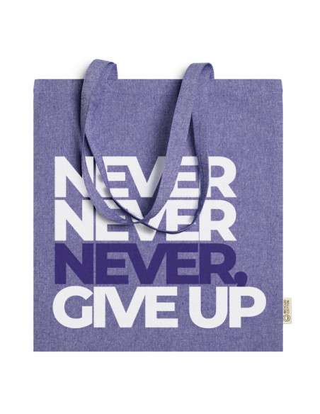 Sac en coton recyclé 120g/m2 à anses longues (42x38cm) - RIVOLI