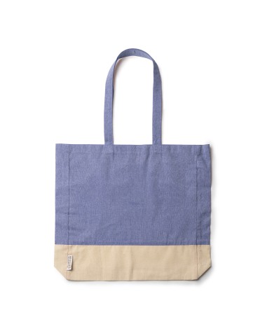 Recycled cotton bag 120g/m2 with long... Recycled cotton bag 120g/m2 with long...