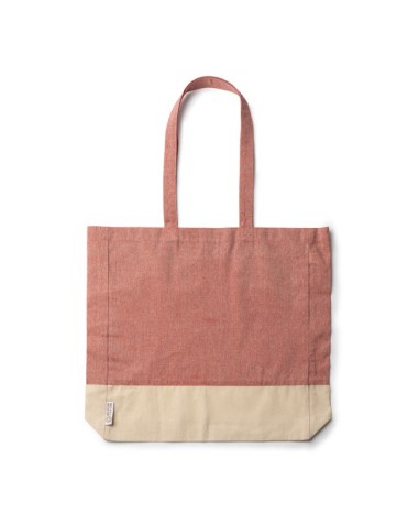 Recycled cotton bag 120g/m2 with long... Recycled cotton bag 120g/m2 with long...
