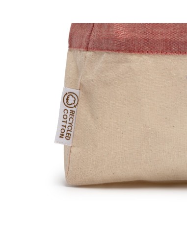 Recycled cotton bag 120g/m2 with long... Recycled cotton bag 120g/m2 with long...