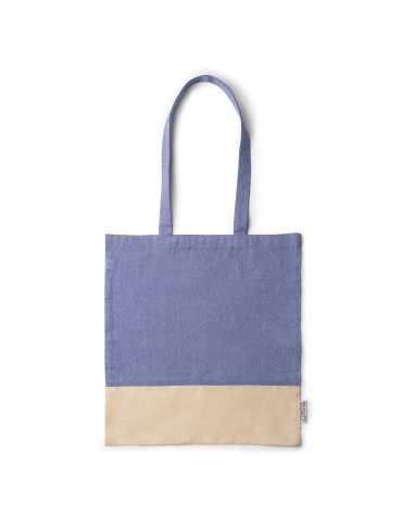 Recycled cotton bag 120g/m2 with long... Recycled cotton bag 120g/m2 with long...
