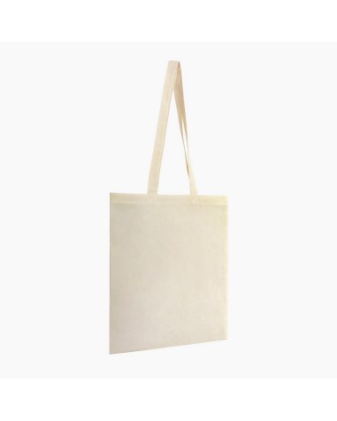 140g/m2 cotton shopping bag with long...