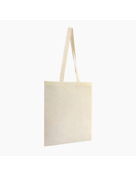 Sac shopping en coton 140g/m2 avec anses longues (41x37cm)- HILL