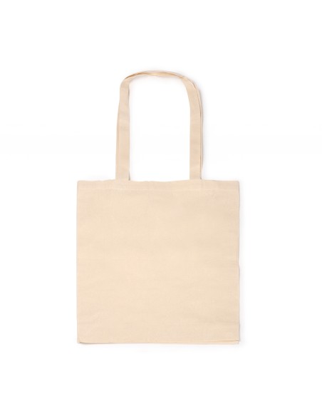 140g/m2 cotton bag with gusset at the base and sides with long handles - HERON