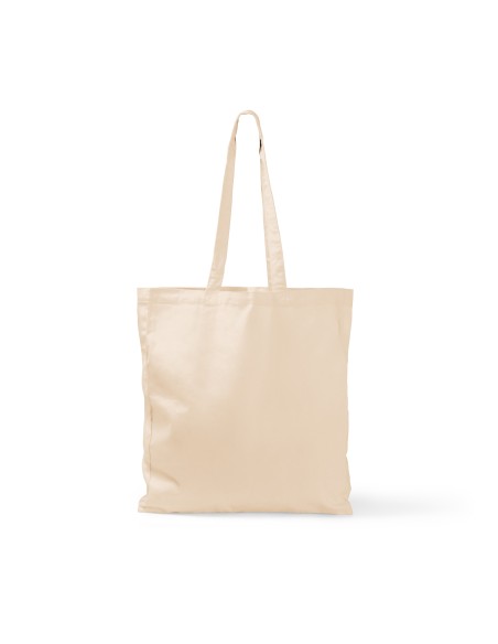 Bolsa algodón140g/m2 con fuelle en la base y laterales con asas largas (38x11x45 cm) - HERON