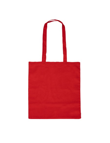 180g/m2 cotton bag in color with long handles (36x40cm) - MIKA