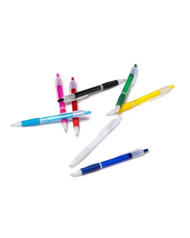 Translucent finish push button pen -... Translucent finish push button pen -...