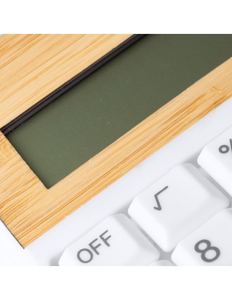 Calculadora de plàstic ABS reciclat i bambú - VEREX