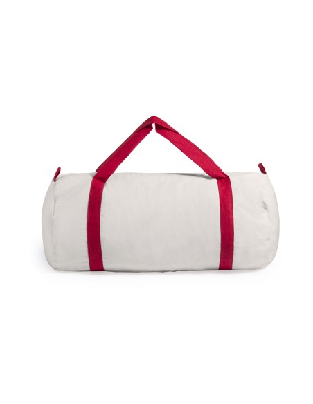 Cotton sports bag with coloured handles - SIMARO
