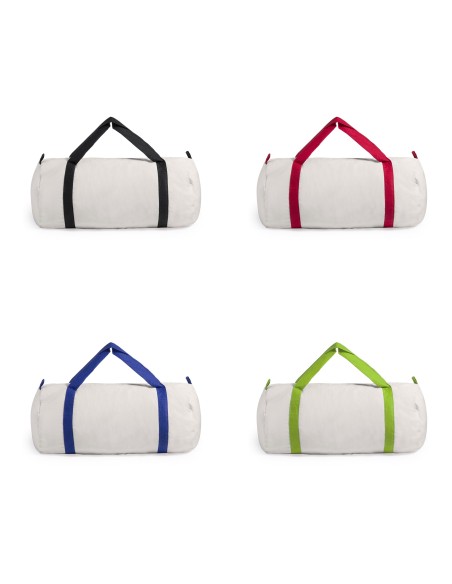 Sac de sport en coton avec anses colorées - SIMARO