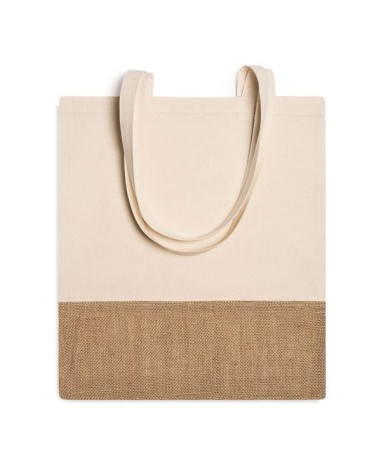Bossa de la compra cotó120g/m2 i jute... Bossa de la compra cotó120g/m2 i jute...