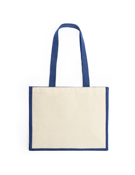 Bolsa de yute laminado resistente con asas largas (40x32x16cm)- NANTES