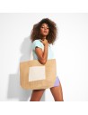 Bolsa de yute laminado con bolsillo... Bolsa de yute laminado con bolsillo...