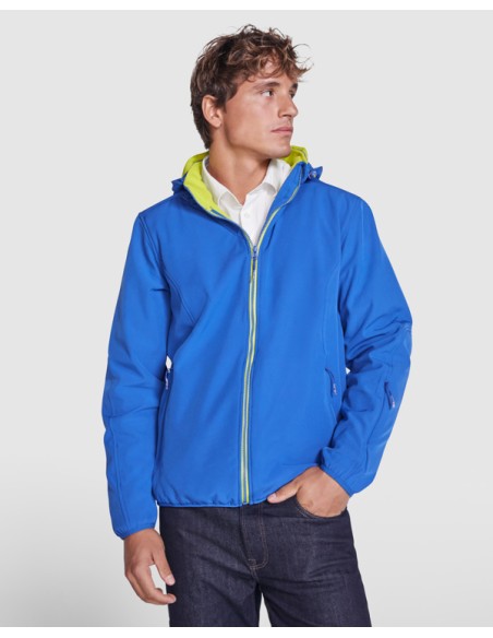 Jaqueta softshell de 2 capes bicolor amb caputxa ADULT - SIBERIA ROLY