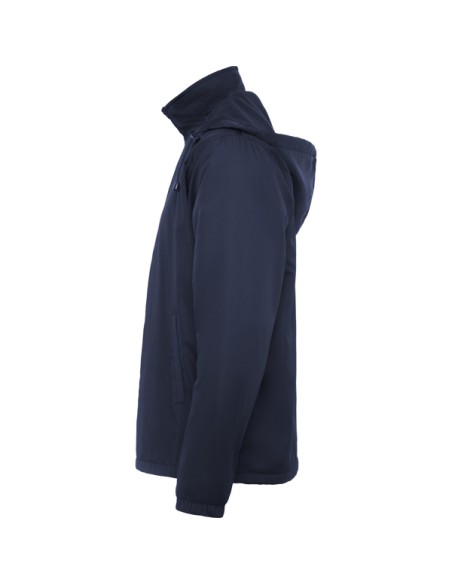 Lightweight, water-repellent jacket with fleece lining and hood for adults - Makalu Roly