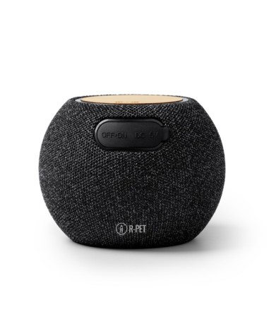 Round Wireless Speaker with Bamboo... Round Wireless Speaker with Bamboo...