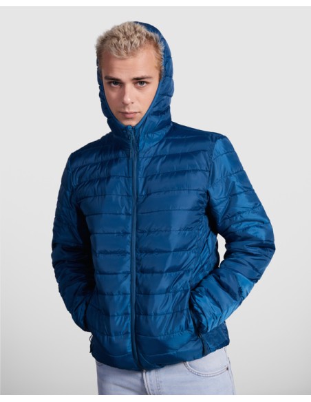 Padded jacket with feather-touch filling and hood ADULT/CHILD - Norway Roly