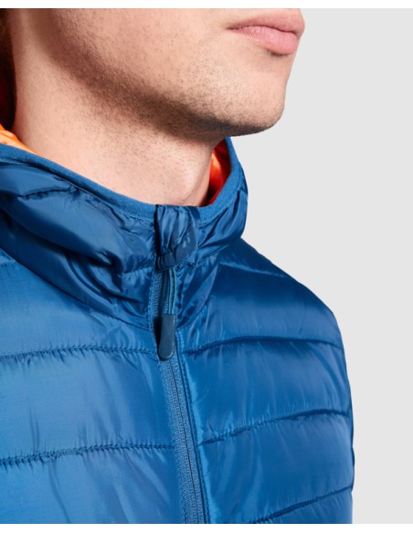 Padded jacket with feather-touch filling and hood ADULT/CHILD - Norway Roly