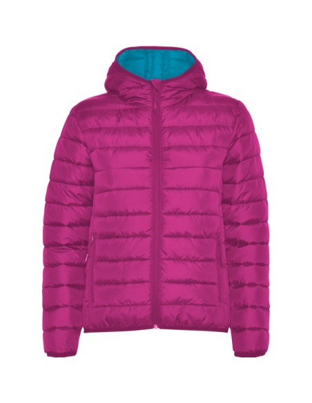 Padded jacket with down-feel padding and hood - NORWAY WOMAN ROLY