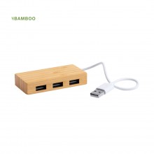 Port USB bambú 3 ports USB - REVOLT