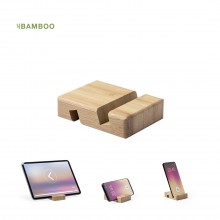 Llavero soporte móvil bambú - Diferentidea