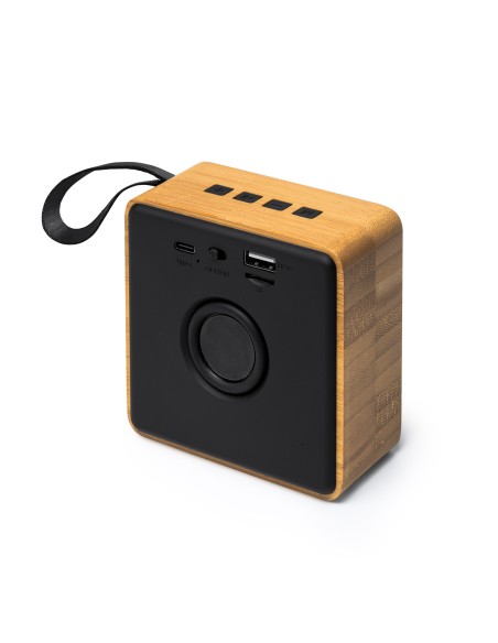 Altavoz Inalámbrico con cuerpo de Bambu y RPET 3W - BEMOL