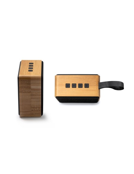 Enceinte sans fil avec corps en bambou et RPET 3W - BEMOL