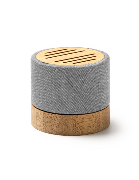 Enceinte avec corps en bambou et tissu RPET 3W - TAKAY