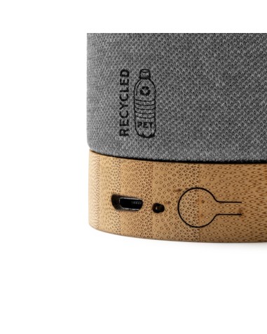 Enceinte avec corps en bambou et... Enceinte avec corps en bambou et...