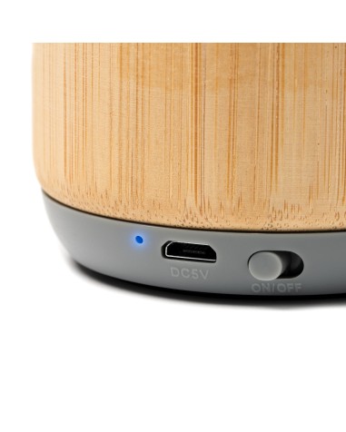 Altavoz acabado bambú con Bluetooth... Altavoz acabado bambú con Bluetooth...