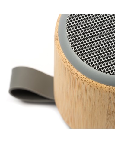 Bamboo finished speaker with... Bamboo finished speaker with...