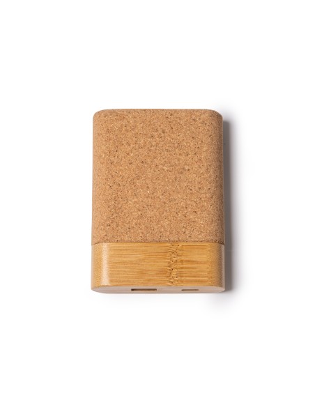 5000 mAh External Battery with Cork and Bamboo - KOBE