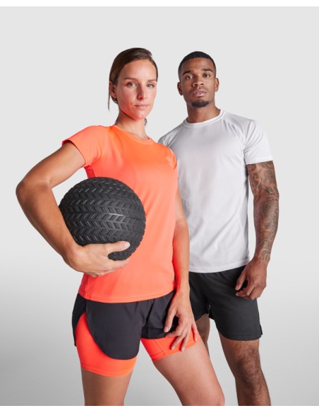 Short-sleeved fitted technical T-shirt, 150 g/m², round neck - WOMAN - MONTECARLO ROLY