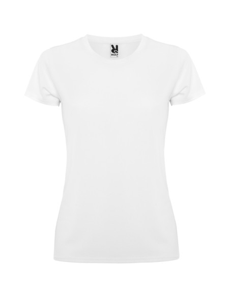 Short-sleeved fitted technical T-shirt, 150 g/m², round neck - WOMAN - MONTECARLO ROLY