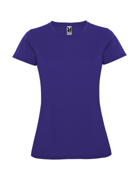 Short-sleeved fitted technical T-shirt, 150 g/m², round neck - WOMAN - MONTECARLO ROLY