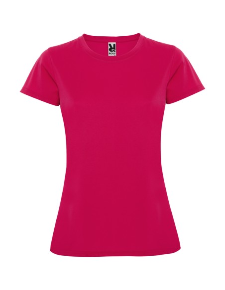 Short-sleeved fitted technical T-shirt, 150 g/m², round neck - WOMAN - MONTECARLO ROLY