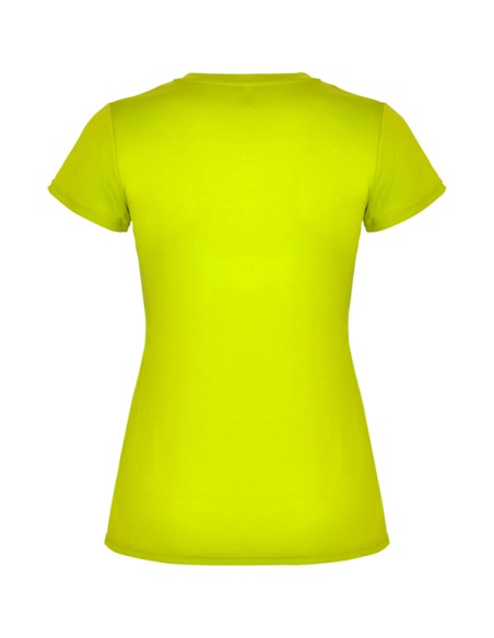 Short-sleeved fitted technical T-shirt, 150 g/m², round neck - WOMAN - MONTECARLO ROLY