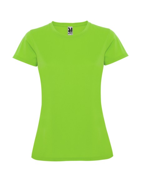 Short-sleeved fitted technical T-shirt, 150 g/m², round neck - WOMAN - MONTECARLO ROLY